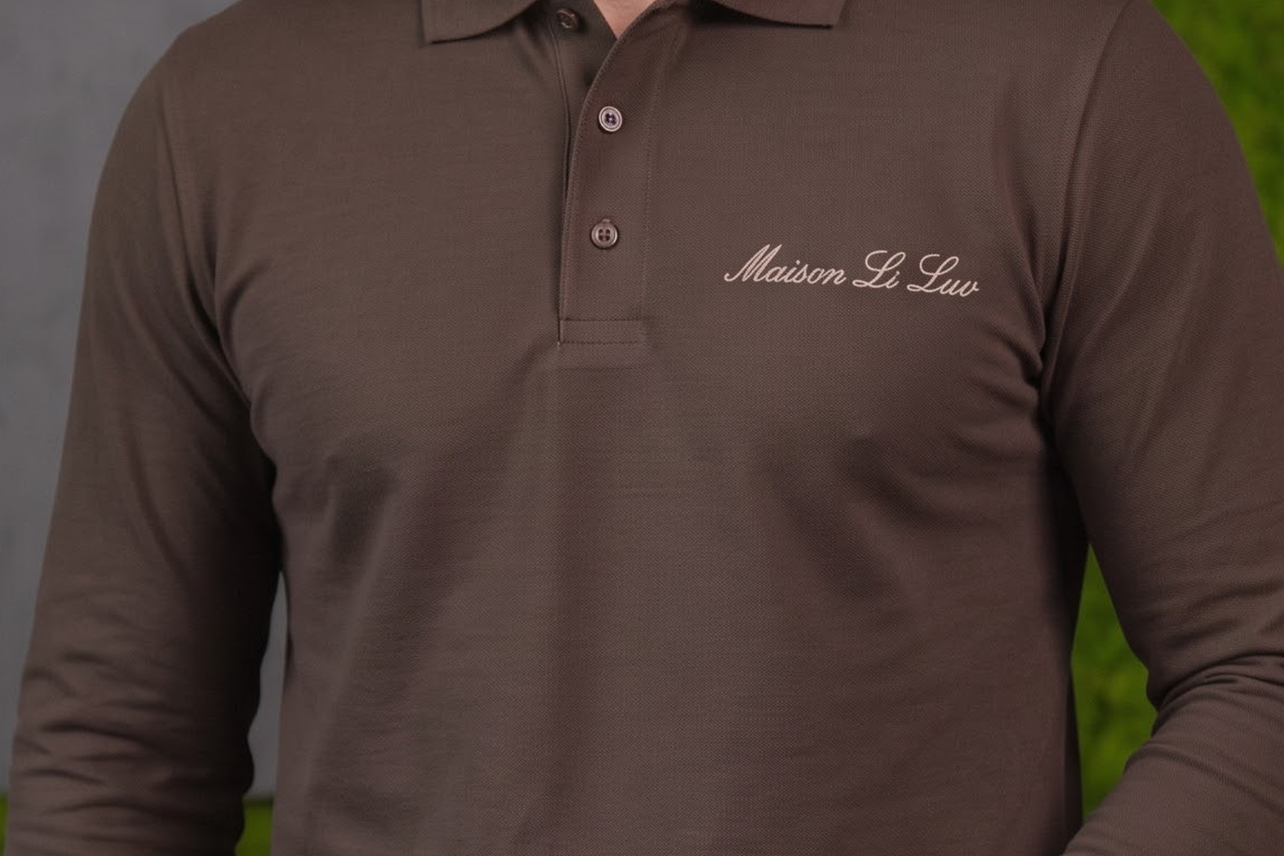 Cocoa Long Sleeve Polo