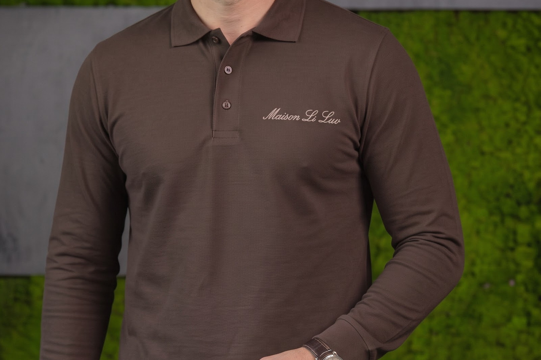 Cocoa Long Sleeve Polo