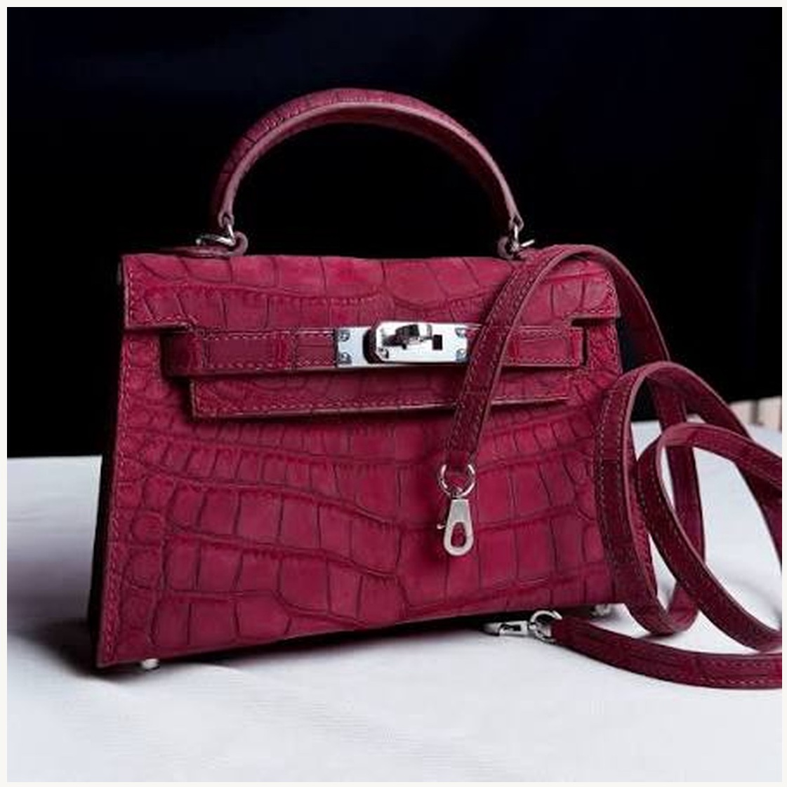 Bordeaux Top Handle Bag