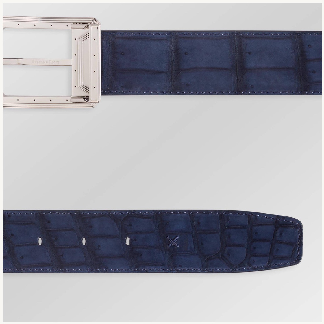 Navy Nubuck Belt