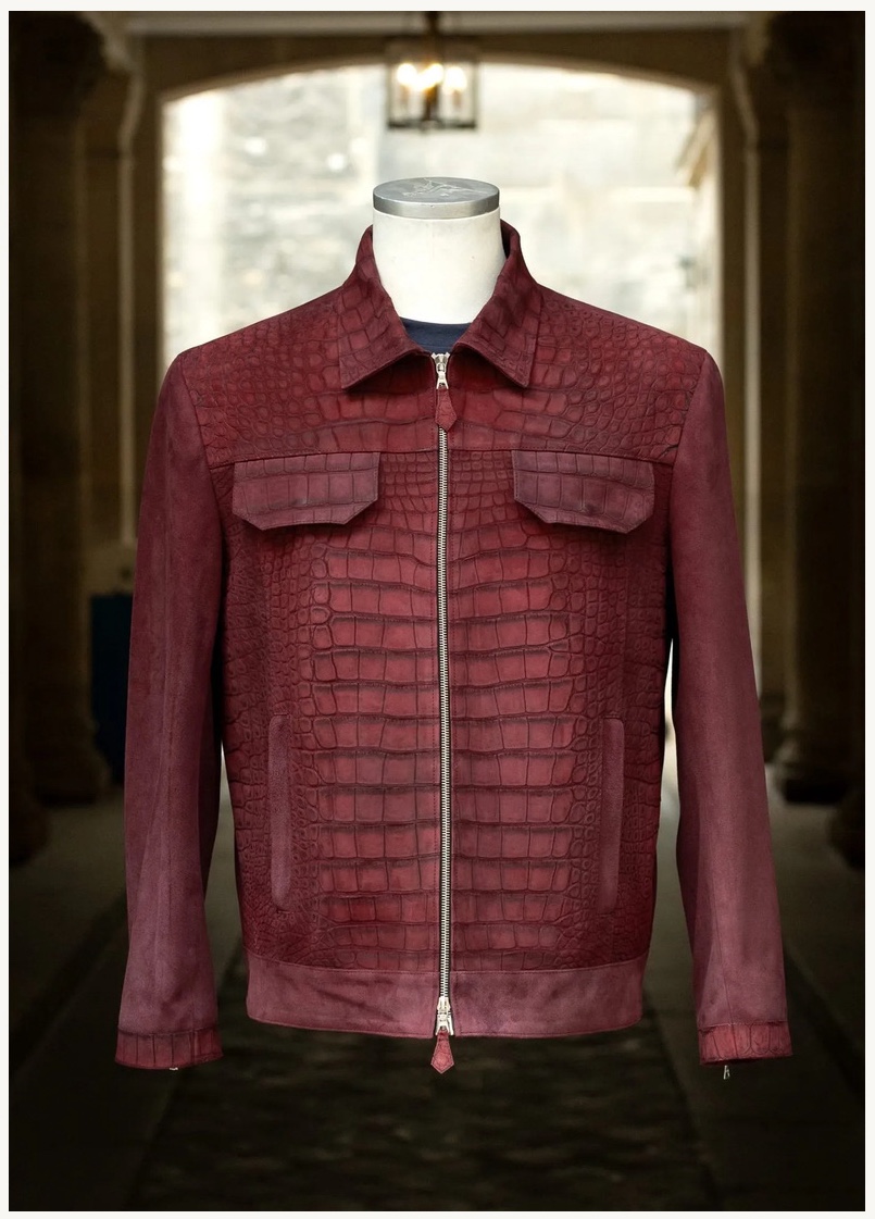 Bordeaux Nubuck Jacket