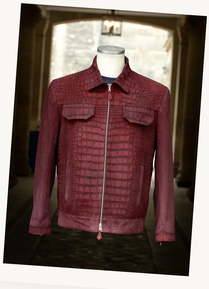 Bordeaux Nubuck Jacket