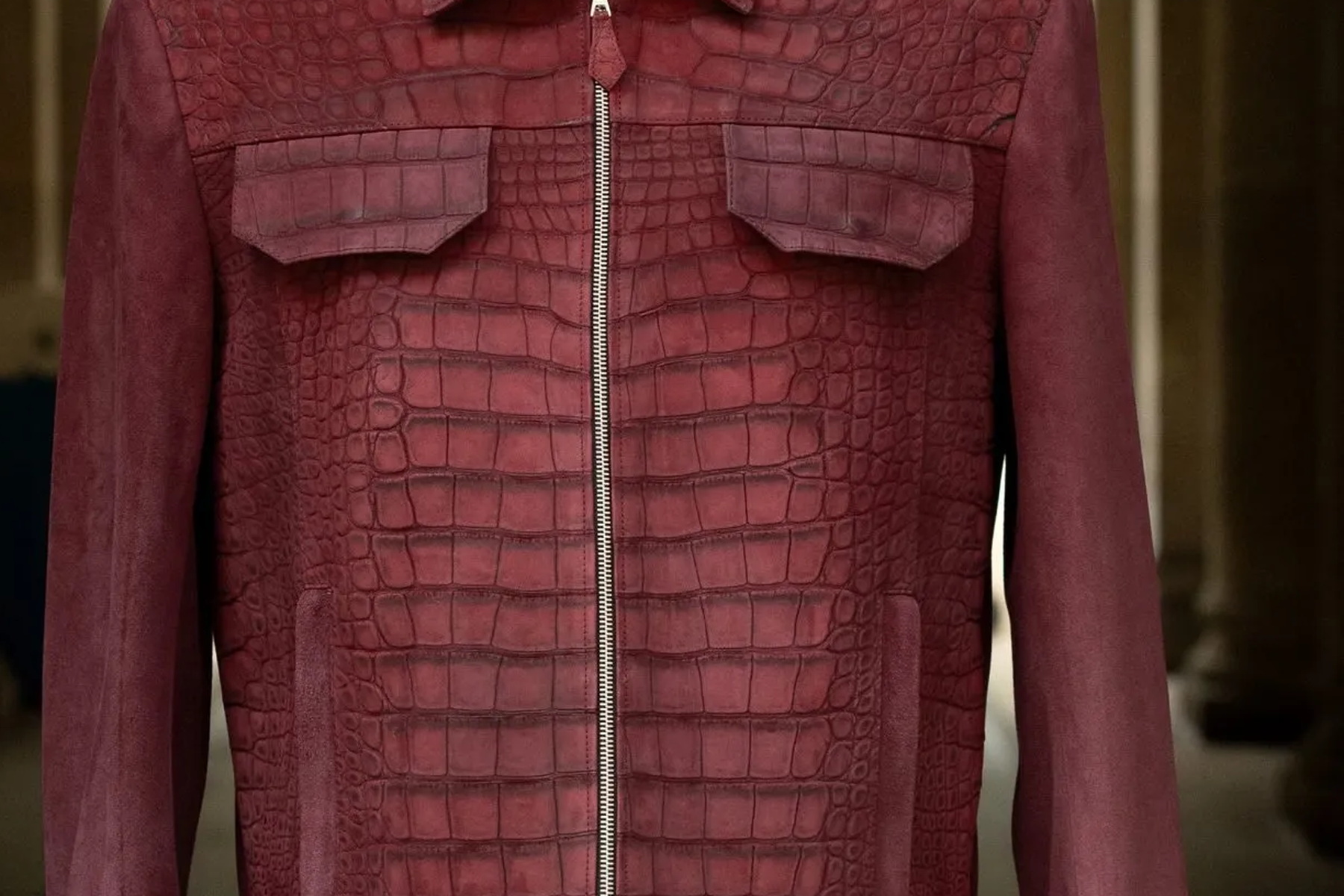 Bordeaux Nubuck Jacket
