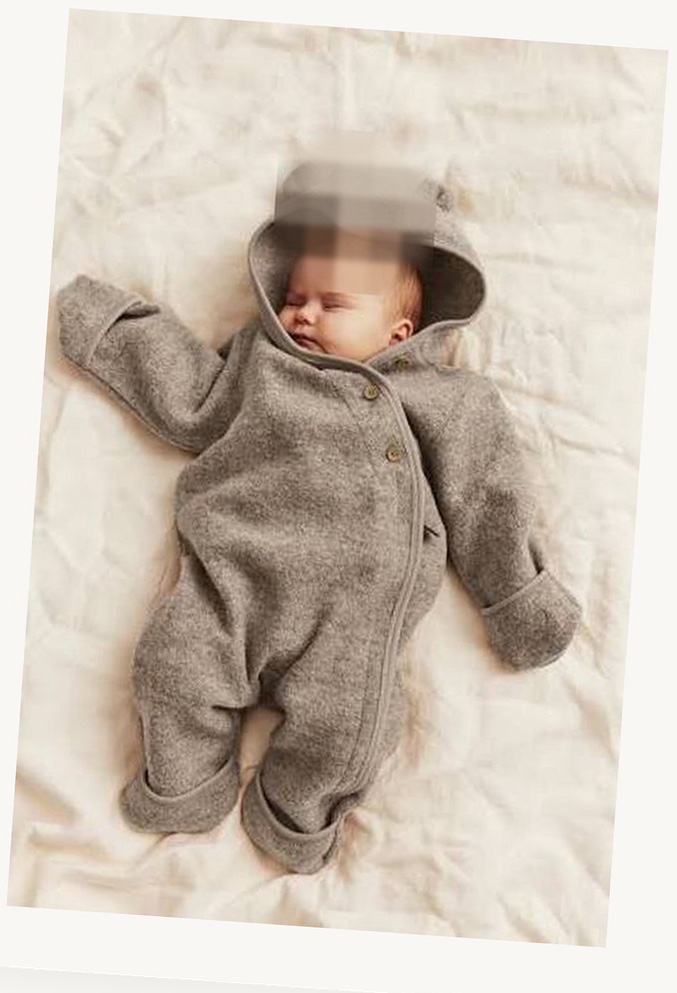 Beige Wool Onesie