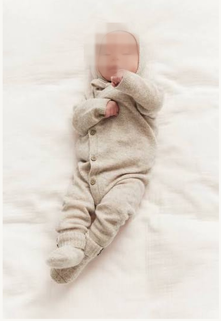 Sand Wool Onesie