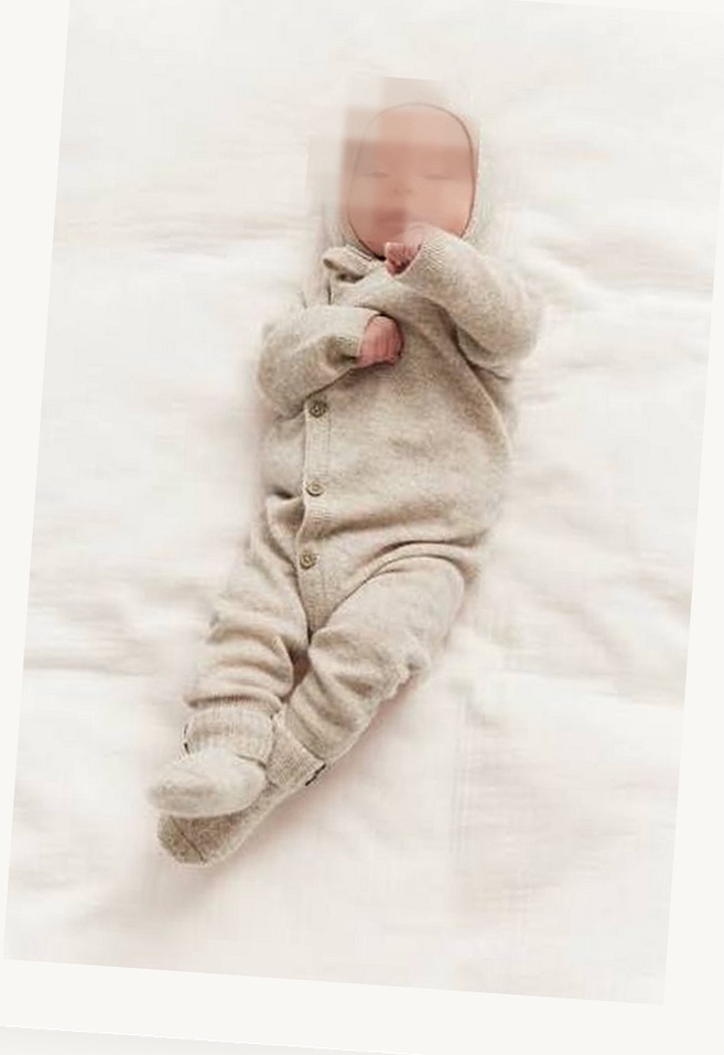 Sand Wool Onesie