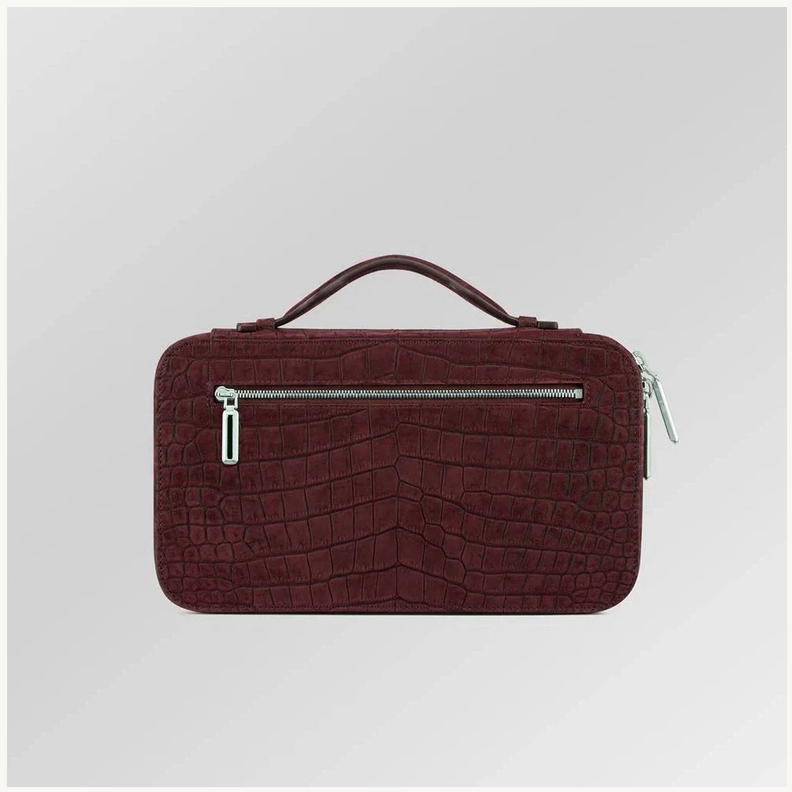 Coral Nubuck Pouch