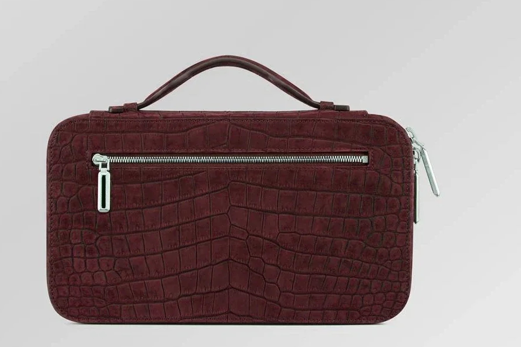 Coral Nubuck Pouch