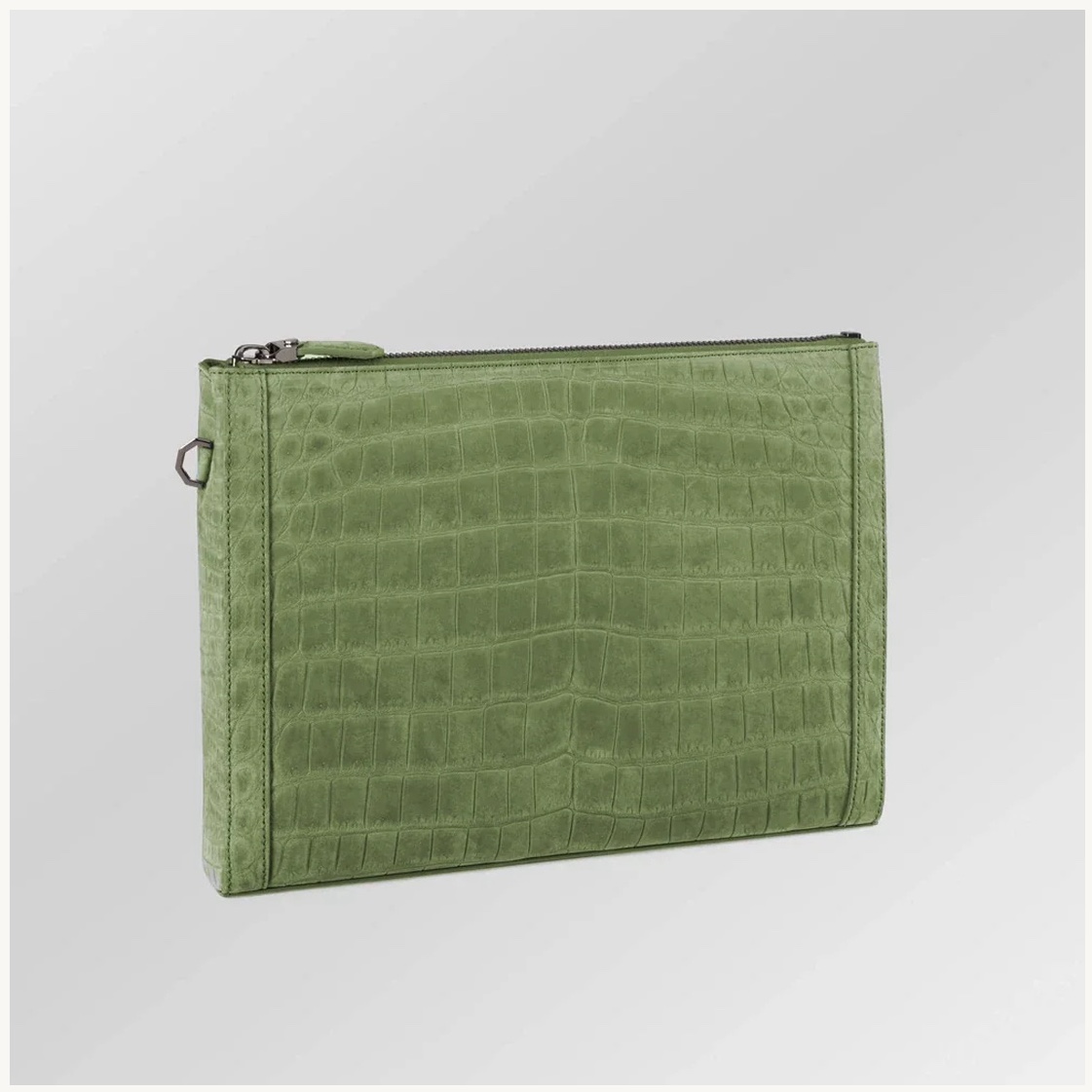 Olive Nubuck Pouch