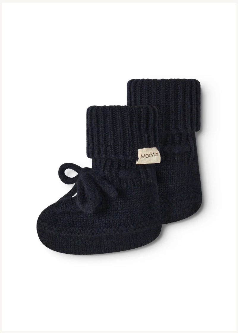 Navy Wool Socks
