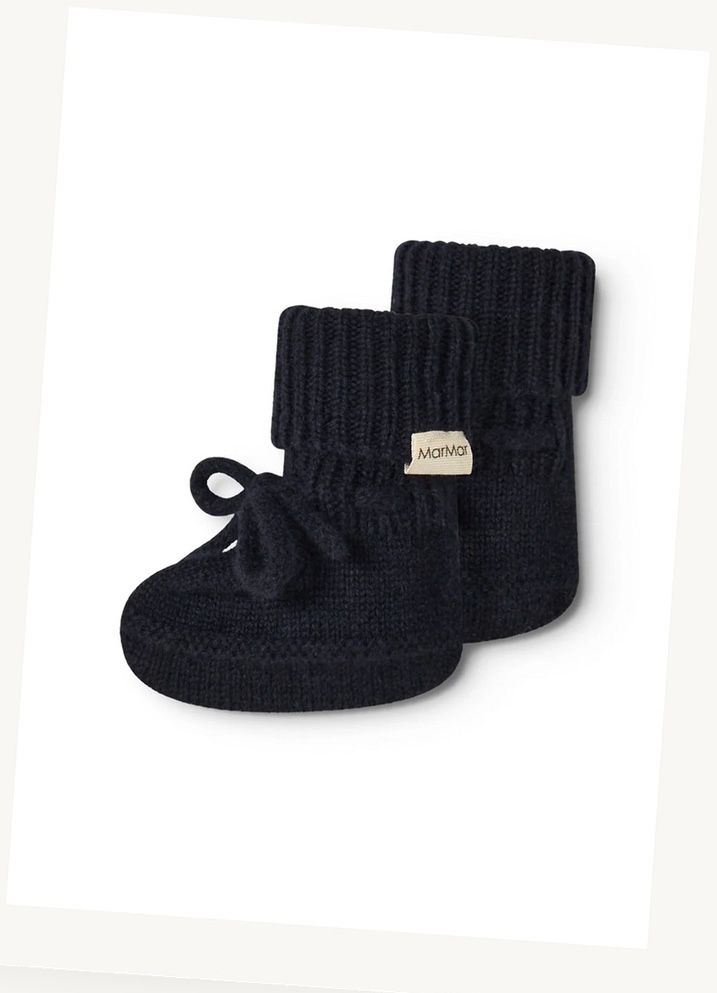 Navy Wool Socks