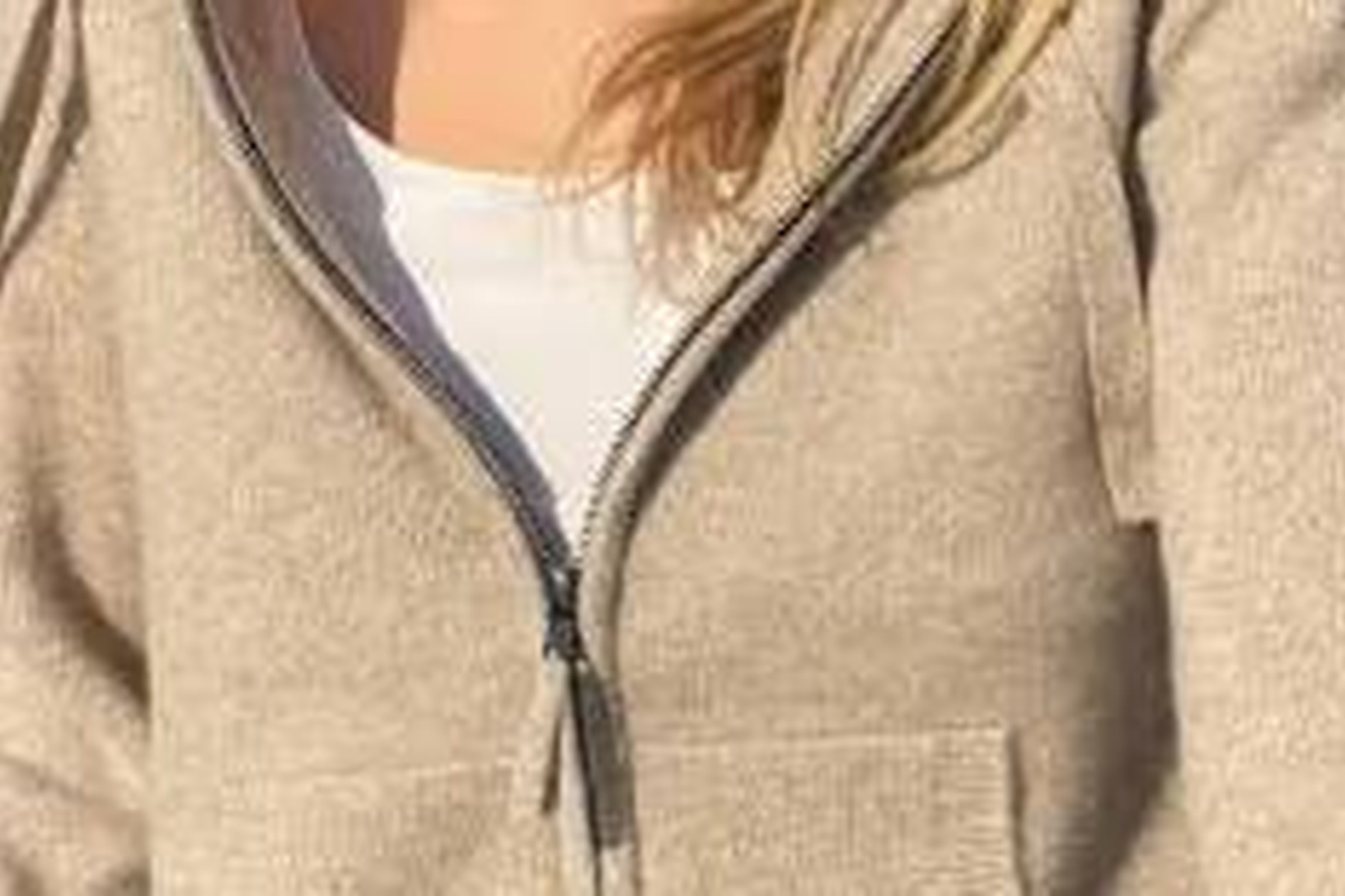 Sand Zip Hoodie
